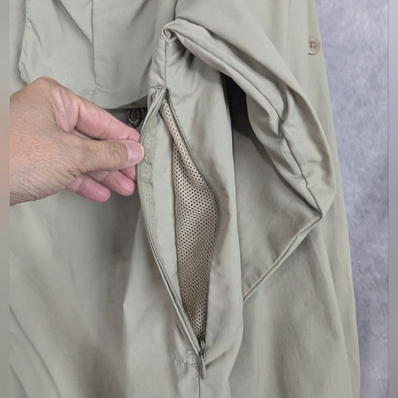 Guide's Choice XL Button Down Shirt Alaska Embroidered Tan - Picture 8 of 11